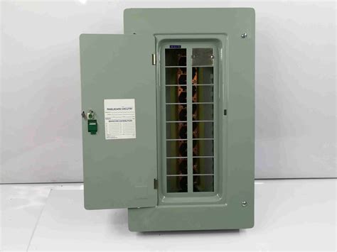 used electrical panel box|empty breaker panel box.